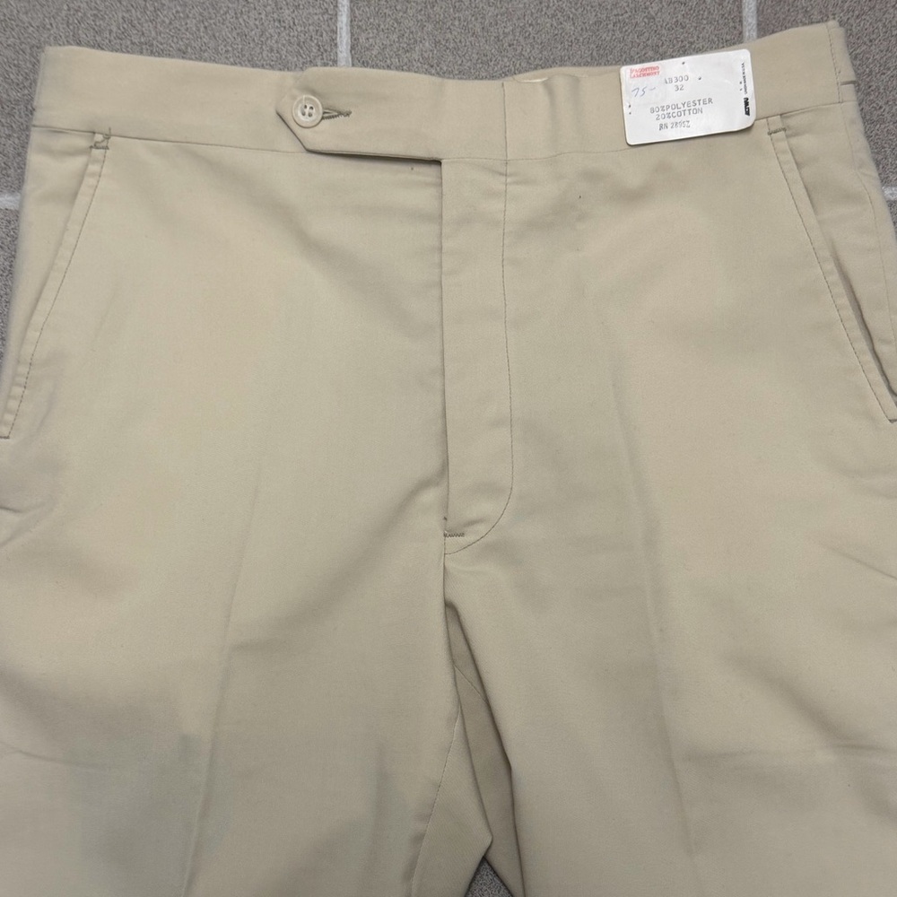 Vintage 1970s Union Made Slacks Talon Zipper and Side Tabs